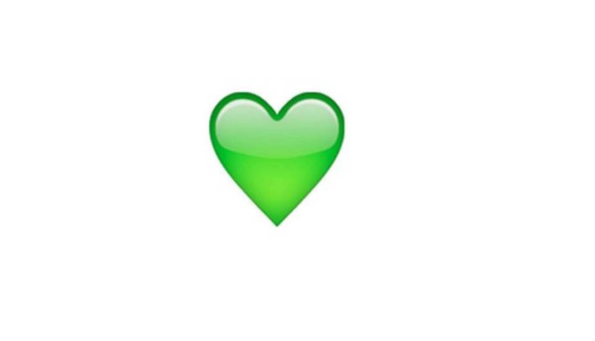 Corazón verde: El color verde representa crecimiento, fertilidad, es por eso que este emoji puede causar celos por un amor estable, con esperanza y de paz. Una pareja mantiene una relación serena a pesar que hay personas que envidian esta relación.