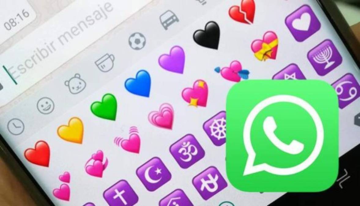 Muchas personas usan diariamente emojis en WhatsApp, entre ellas las caritas amarillas, los alimentos, animales, estados del tiempo, números y símbolos geométricos, así como corazones.