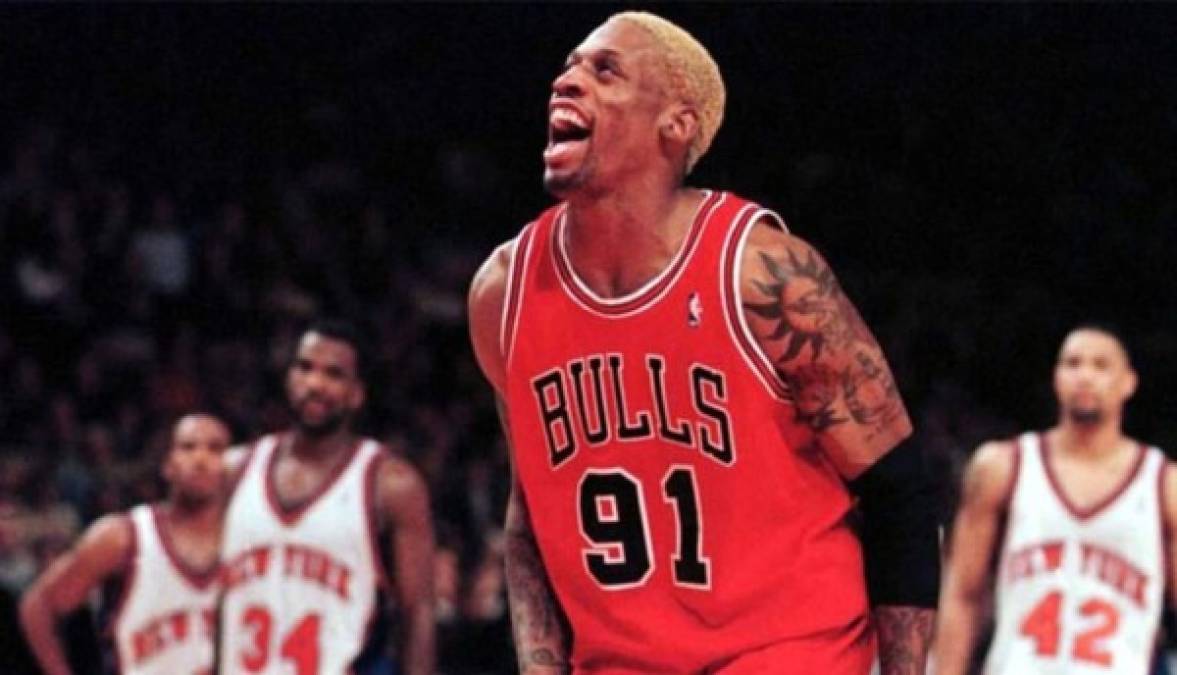 Dennis Rodman ha pasado a la historia como uno de los personajes más polémicos y controvertidos de la NBA.