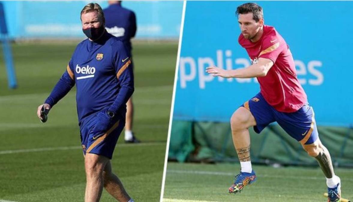 ¿Y Messi? - La primera conversación que tuvieron Koeman y Messi fue muy cordial y respetuosa. Leo conoce a la perfección quién es Koeman y qué significa para el barcelonismo y le infunde un enorme respeto que sea el entrenador que vaya a gestionar el vestuario. y los egos de sus integrantes. Koeman espera de Messi exactamente lo mismo que todo el barcelonismo: que sea ese líder que marca diferencias en el terreno de juego, una inspiración para el resto de compañeros y también un ejemplo.