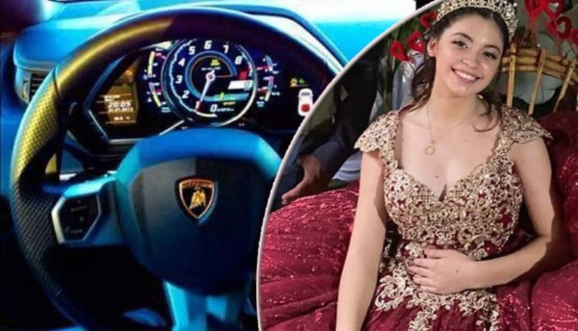 El padre la quinceañera supuestamente le obsequió un carro de lujo.