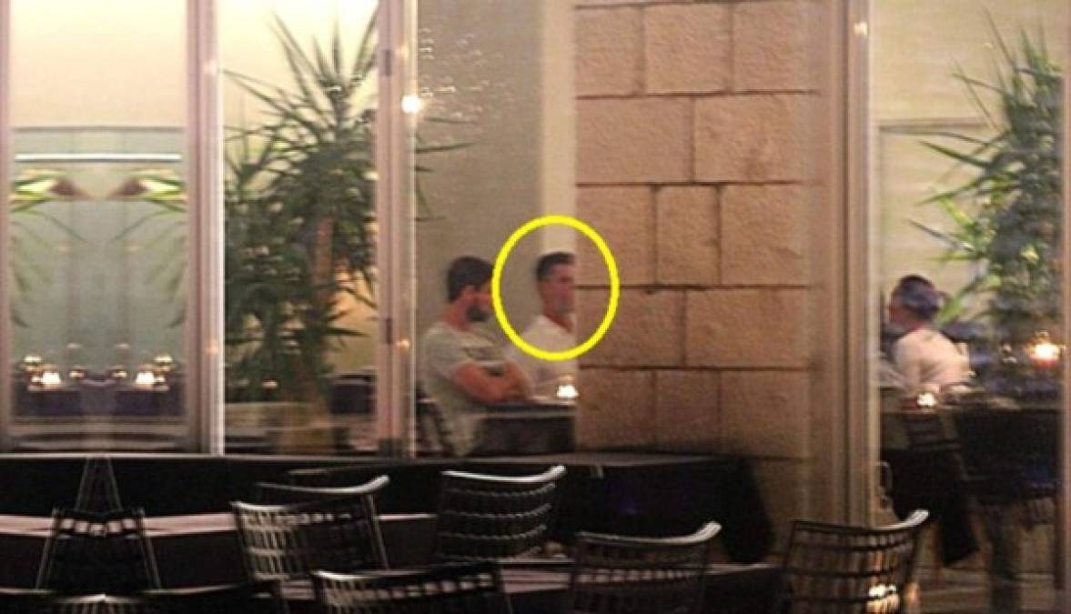 Así fue captado CR7 en uno de los restaurantes de Croacia.