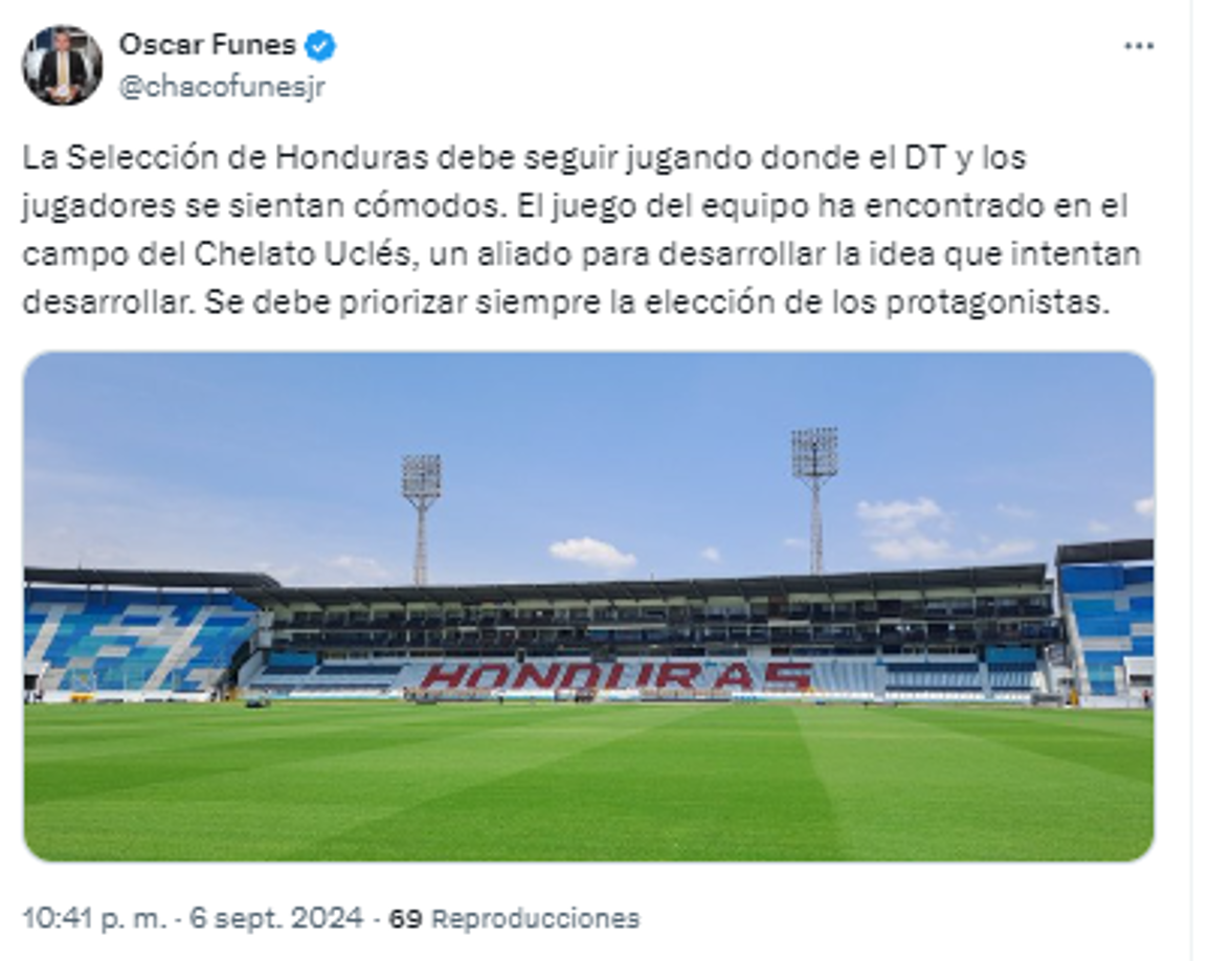 Asimismo reflexionó: “El juego del equipo ha encontrado en el campo del Chelato Uclés, un aliado para desarrollar la idea que intentan desarrollar. Se debe priorizar siempre la elección de los protagonistas”.