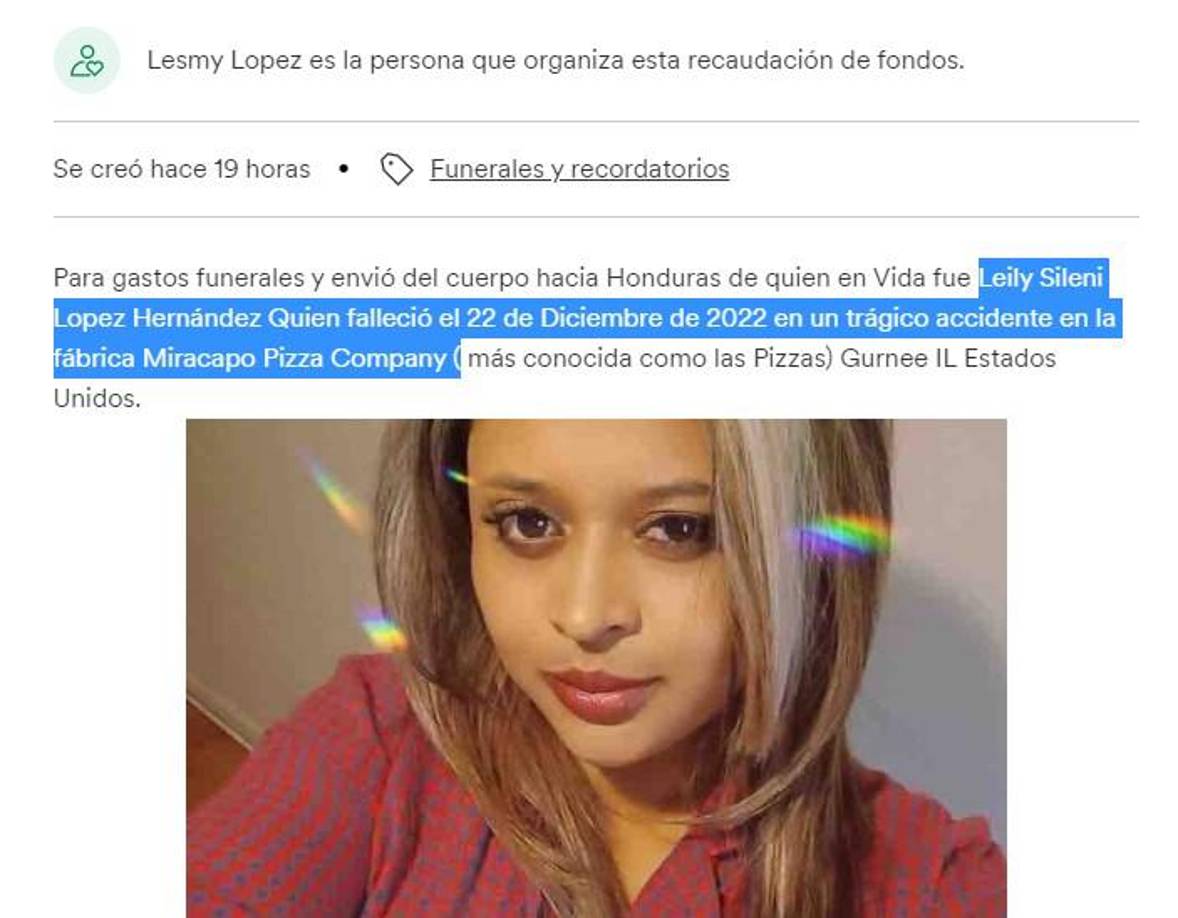 Lesmy López, una de las hermanas de Sileny, ha organizado una colecta en GoFundme Aquí el link: <a rel="nofollow noopener noreferrer" href="https://www.gofundme.com/f/k9m9r-recaudando-fondos?member=24009169&amp;sharetype=teams&amp;utm_campaign=p_na+share-sheet&amp;utm_medium=social&amp;utm_source=facebook" target="_blank">https://www.gofundme.com/f/k9m9r-recaudando-fondos?member=24009169&amp;sharetype=teams&amp;utm_campaign=p_na+share-sheet&amp;utm_medium=social&amp;utm_source=facebook</a>