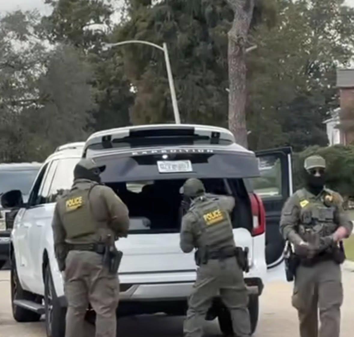 Hondureños acorralados por la Patrulla Fronteriza en Luisiana mientras almorzaban