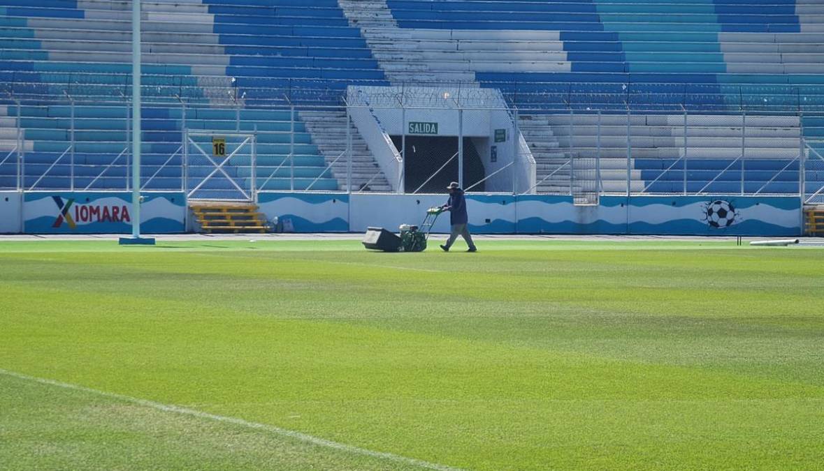 Así pulen el estadio Nacional para la Gran Final Olimpia-Motagua