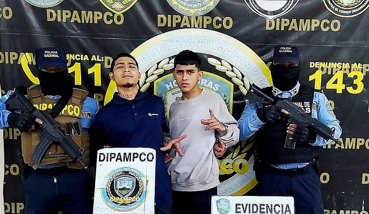Arrestan a dos presuntos pandilleros de la 18 vinculados a crímenes de alto impacto