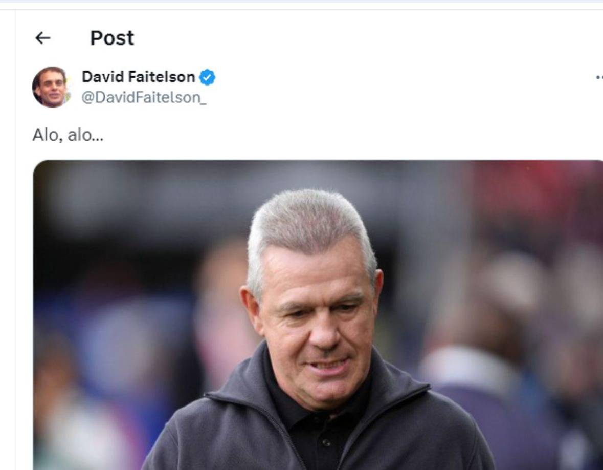 Faitelson sorprendió al pedir que Vasco Aguirre sea el nuevo seleccionador de México en reemplazo de Jaime Lozano.