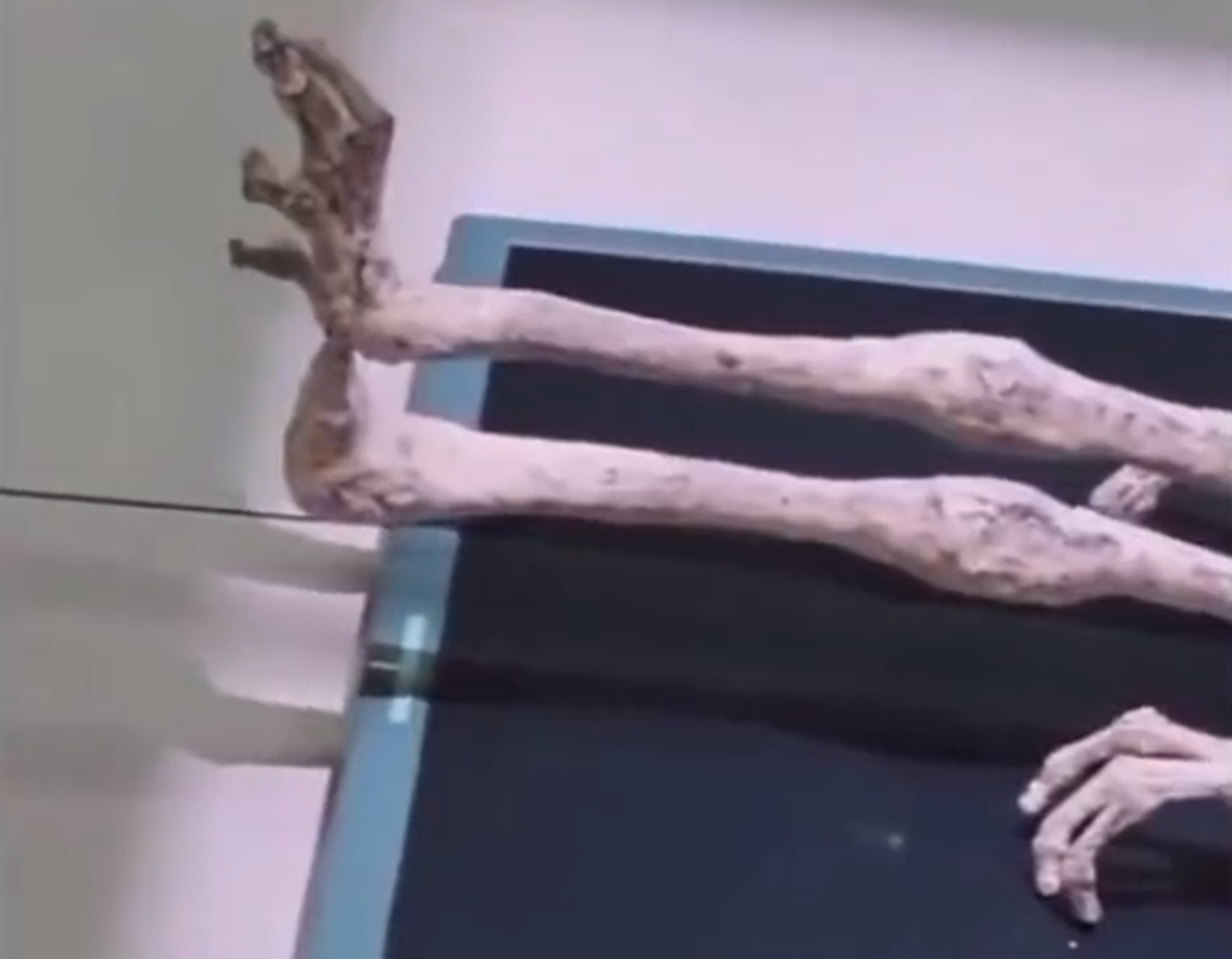 Cuentas de Facebook difunden las mismas imágenes, afirmando que “México se acaba de convertir en el primer país de todo el mundo en reconocer la existencia abiertamente de seres extraterrestres”, algo que habría certificado la Universidad Nacional Autónoma de México (UNAM).