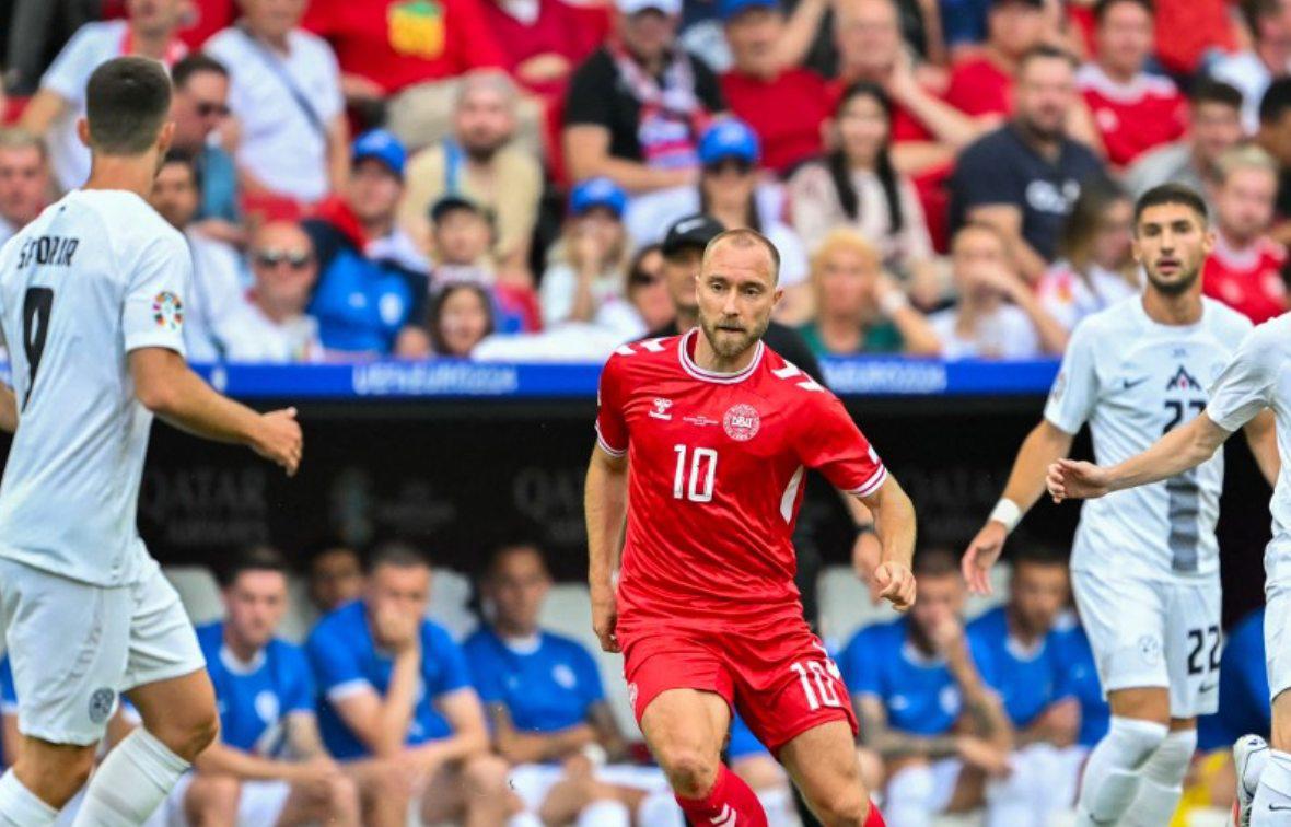 Euro 2024: Dinamarca fue amargada por Eslovenia en el regreso de Eriksen