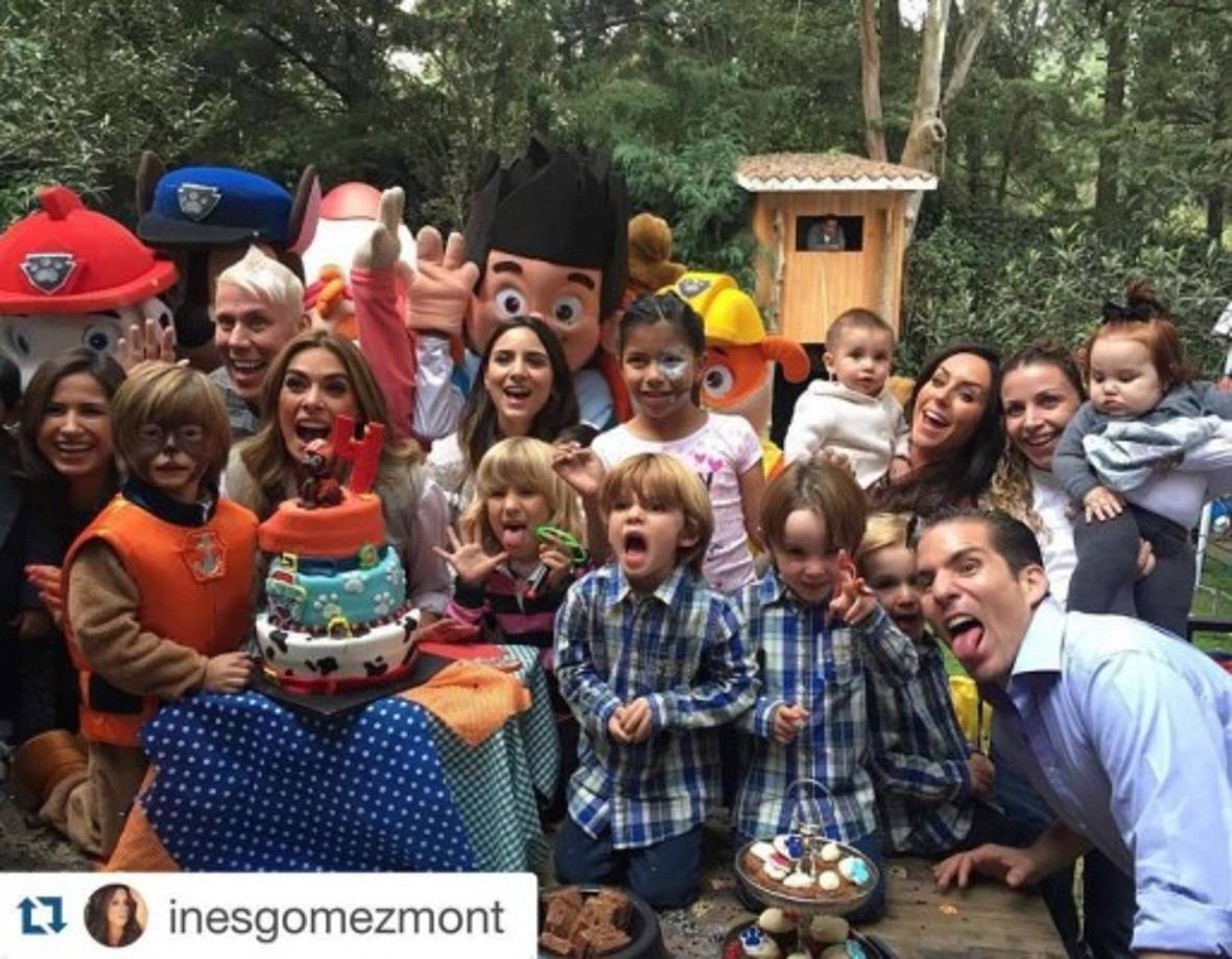 Con una sonrisa que lo caracteriza, Mateo Reina, hijo de Galilea Montijo festejó sus cuatro añitos de vida con una gran fiesta.