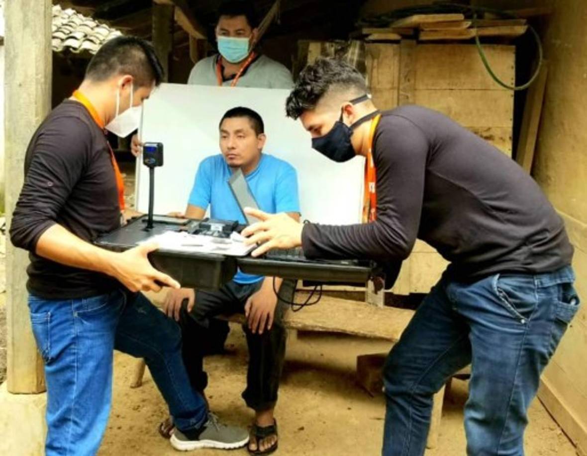 La foto fue tomada el 20 de septiembre en Intibucá.