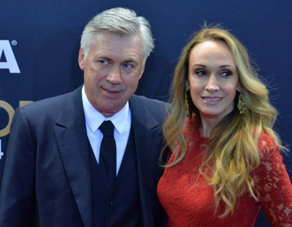 Ella es Mariann Barrena, nacida en Guadalajara. Ambos se conocieron en Londres cuando el técnico italiano entrenaba al Chelsea.