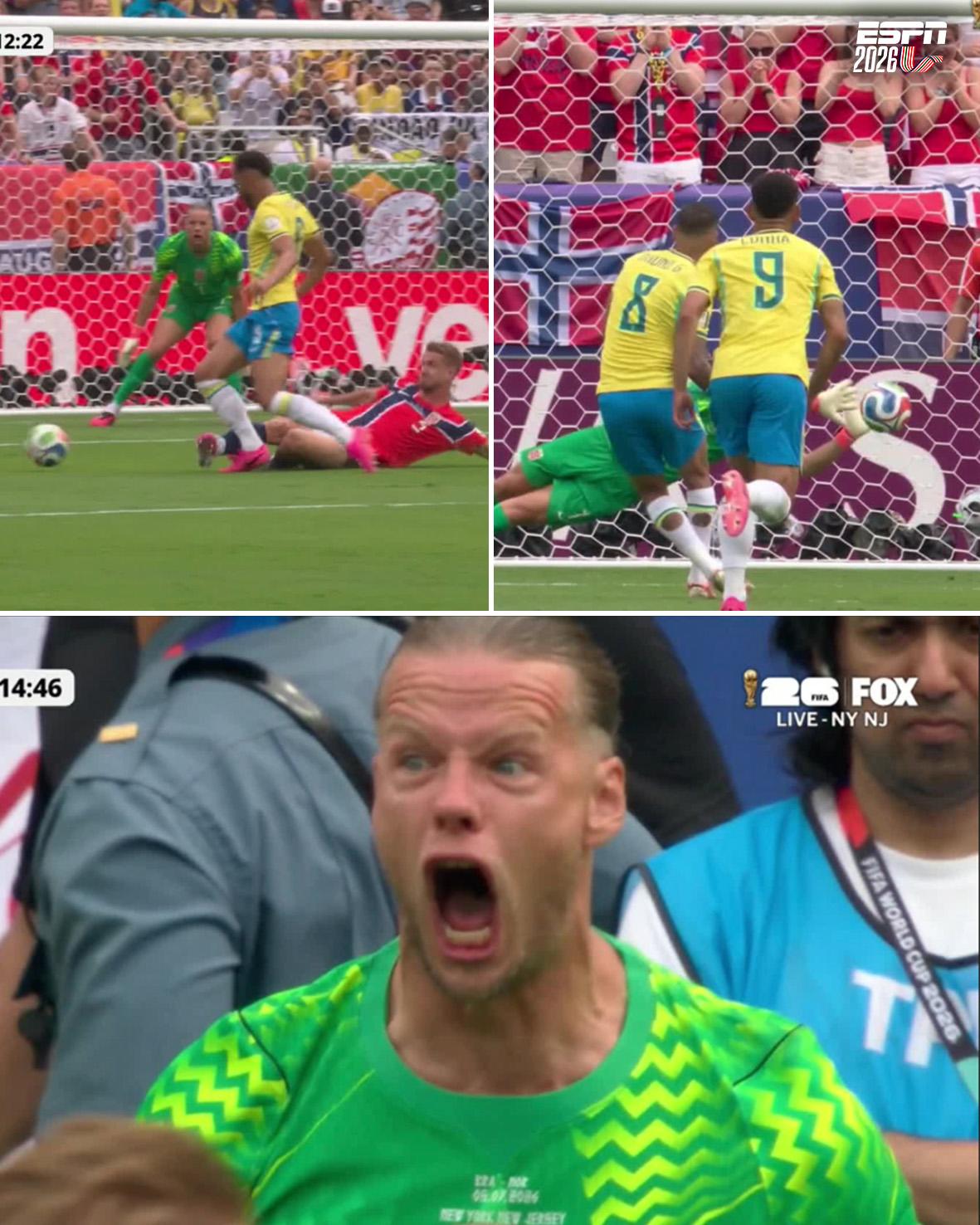 Brasil destrozado por Haaland, desgarrador llanto de Neymar y Vinicius encaró al árbitro