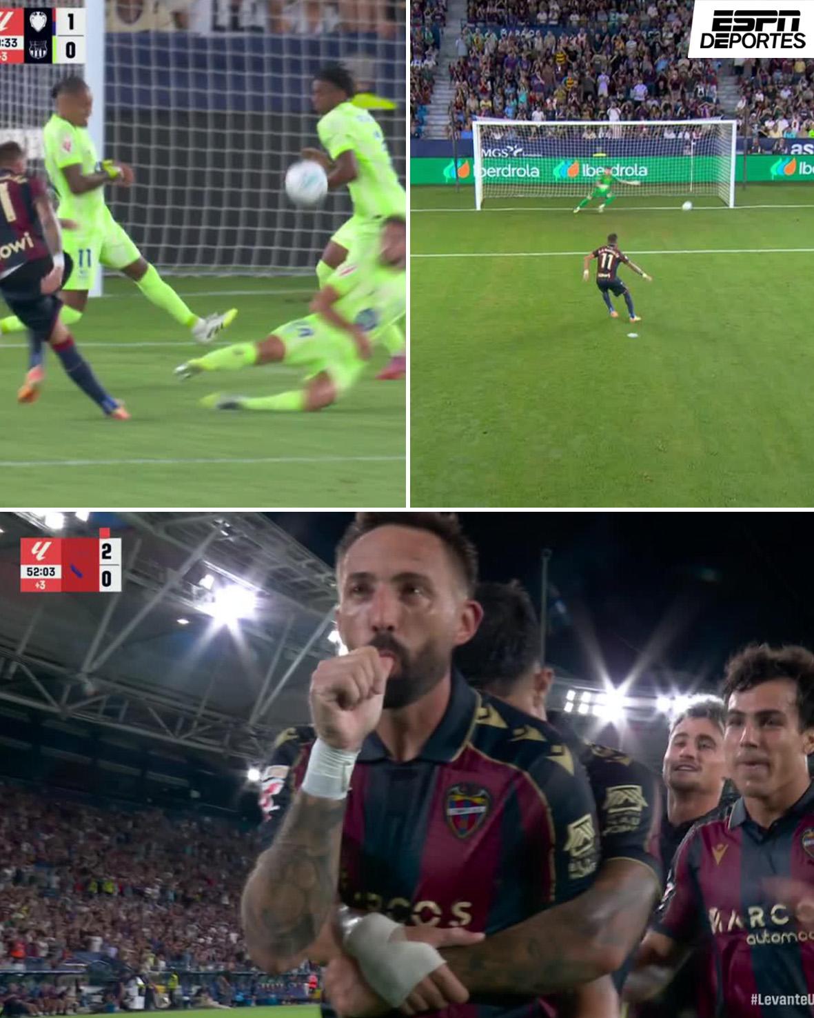 Indignación en Barcelona, polémico penal y revelan lo que pasó con Lewandowski ante Levante