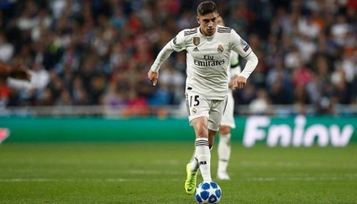 Fede Valverde: El centrocampista uruguayo es otra de las bajas del Real Madrid ante PSG.