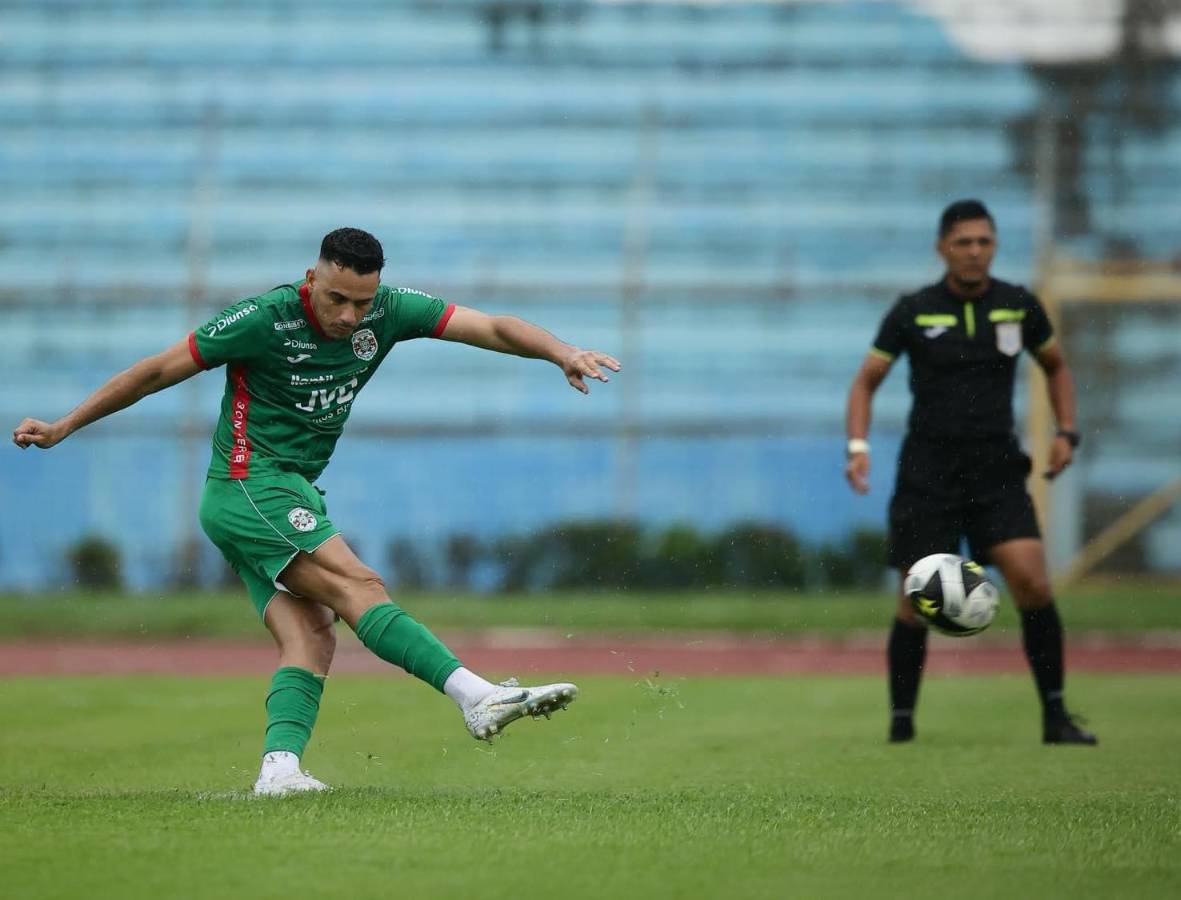 El lanzamiento de Ángel Tejeda que frenó el 1-0 de Marathón ante Victoria.