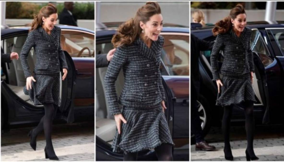 Según medios británicos, Kate Middleton no hubiera sufrido tremendo error de vestuario si siguiera los consejos de la reina Isabel II, quien le ha dicho debe añadir peso extra a sus faldas y vestidos<br/>