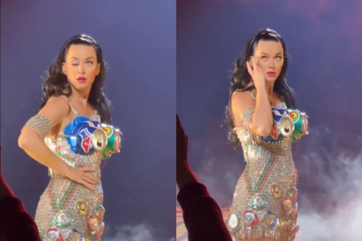 ¿Qué le pasó a Katy Perry en el ojo? La cantante causó preocupación en uno de sus conciertos