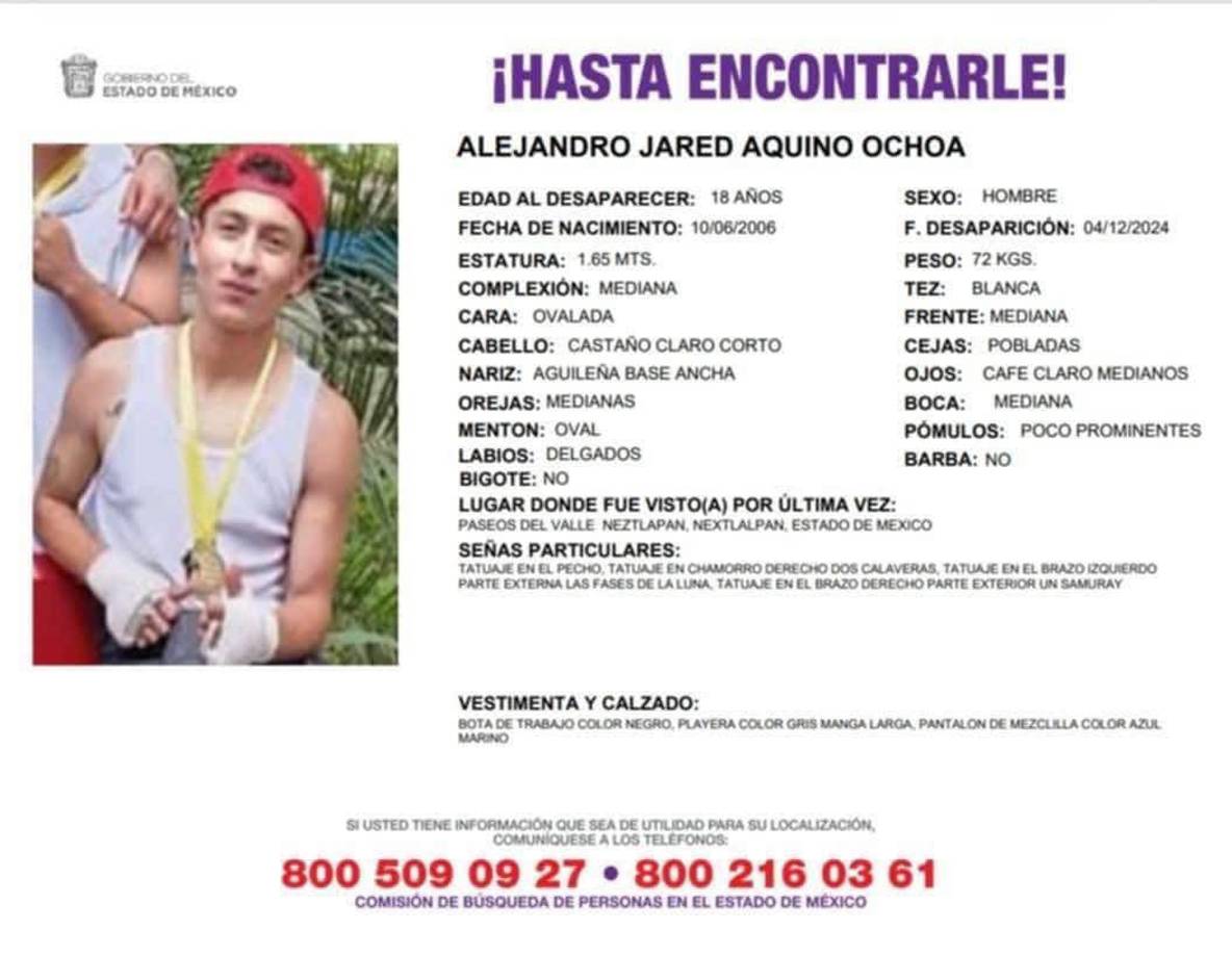 Mientras tanto, amigos y conocidos han utilizado las redes sociales para difundir información y generar presión para que se retome la búsqueda.