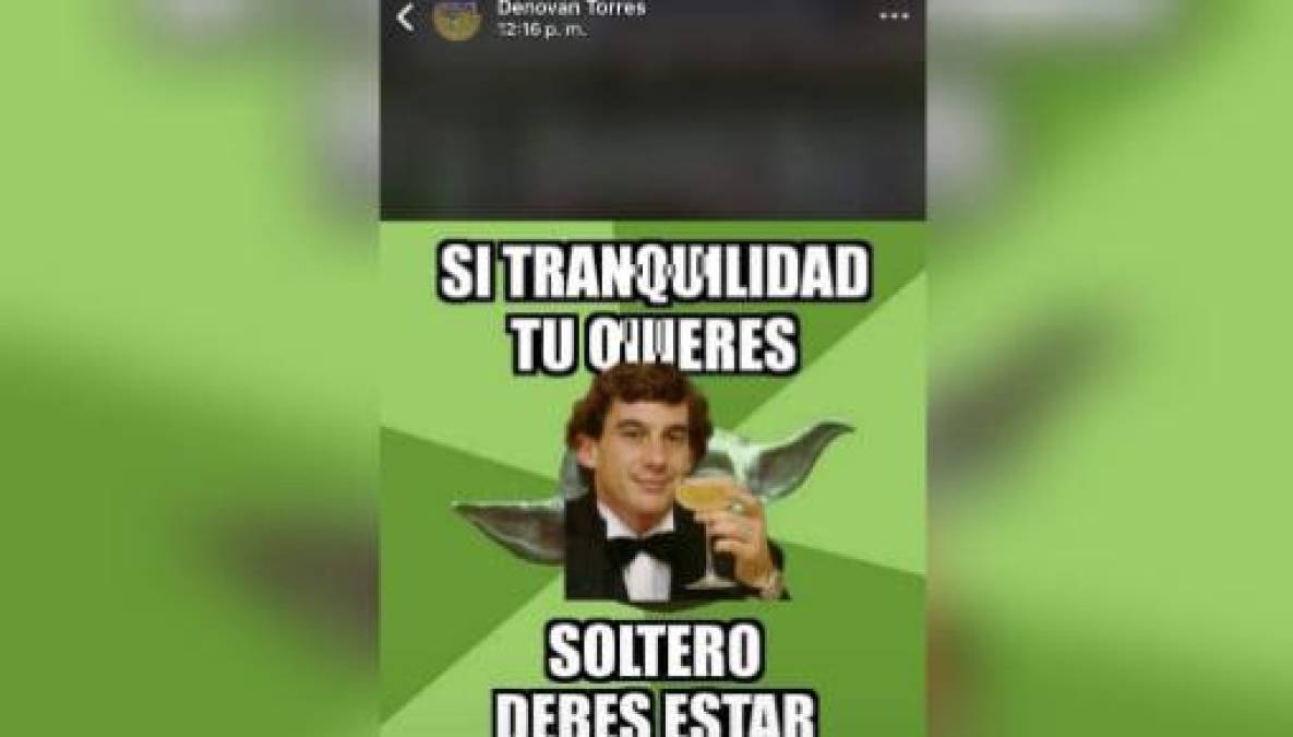 Denovan Torres y su mensaje en sus redes sociales.