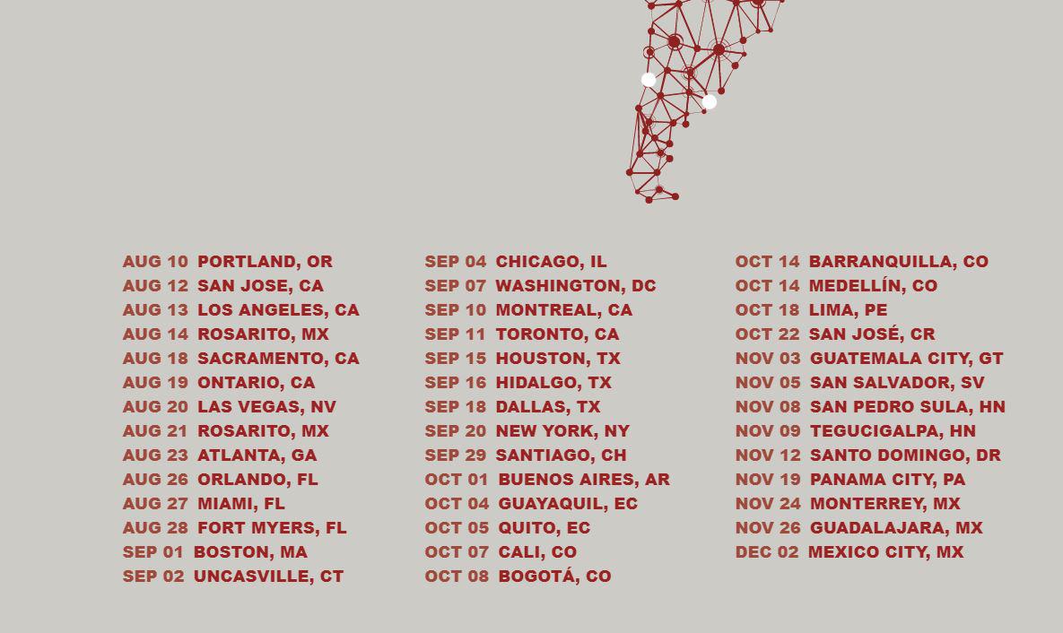 Estos son los lugares y las fechas de la última gira de Daddy Yankee.