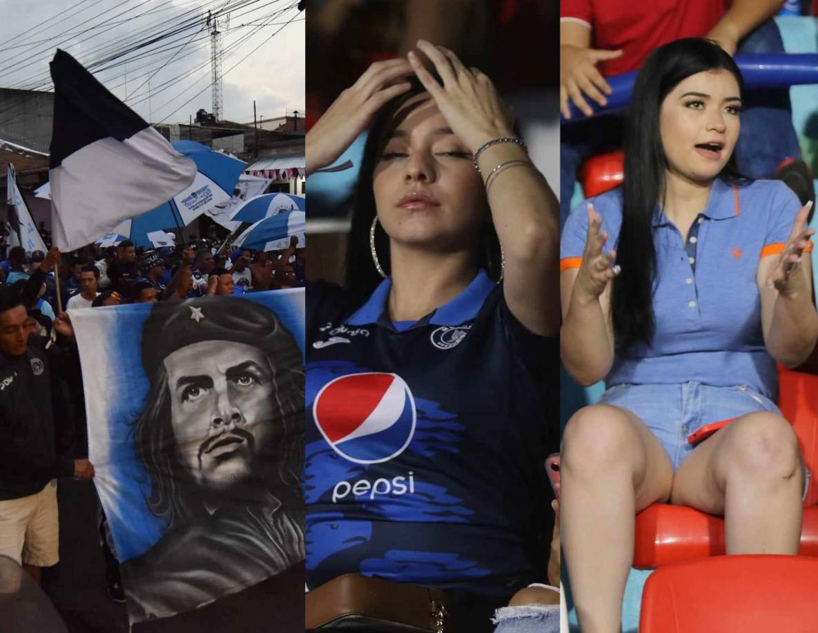 Mira las imágenes más curiosas que dejó el ambiente del clásico capitalino Motagua vs Olimpia. 