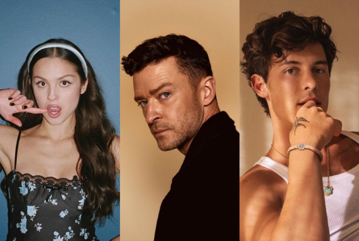 Olivia Rodrigo, Timberlake y Shawn Mendes llegaràn a Colombia en 2025