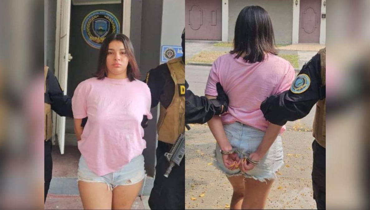 Más de 1,500 reacciones y 1,800 comentarios hay en la fotografía de una joven de 19 años que recientemente fue detenida por Dipampco en la colonia Primavera de San Pedro Sula, Cortés.