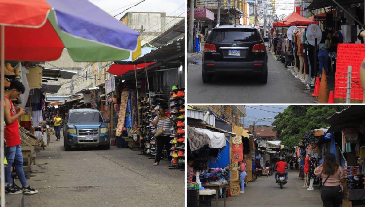 Las calles y avenidas son de hasta tres carriles, pero apenas un vehículo puede transitar por ellas a baja velocidad. 