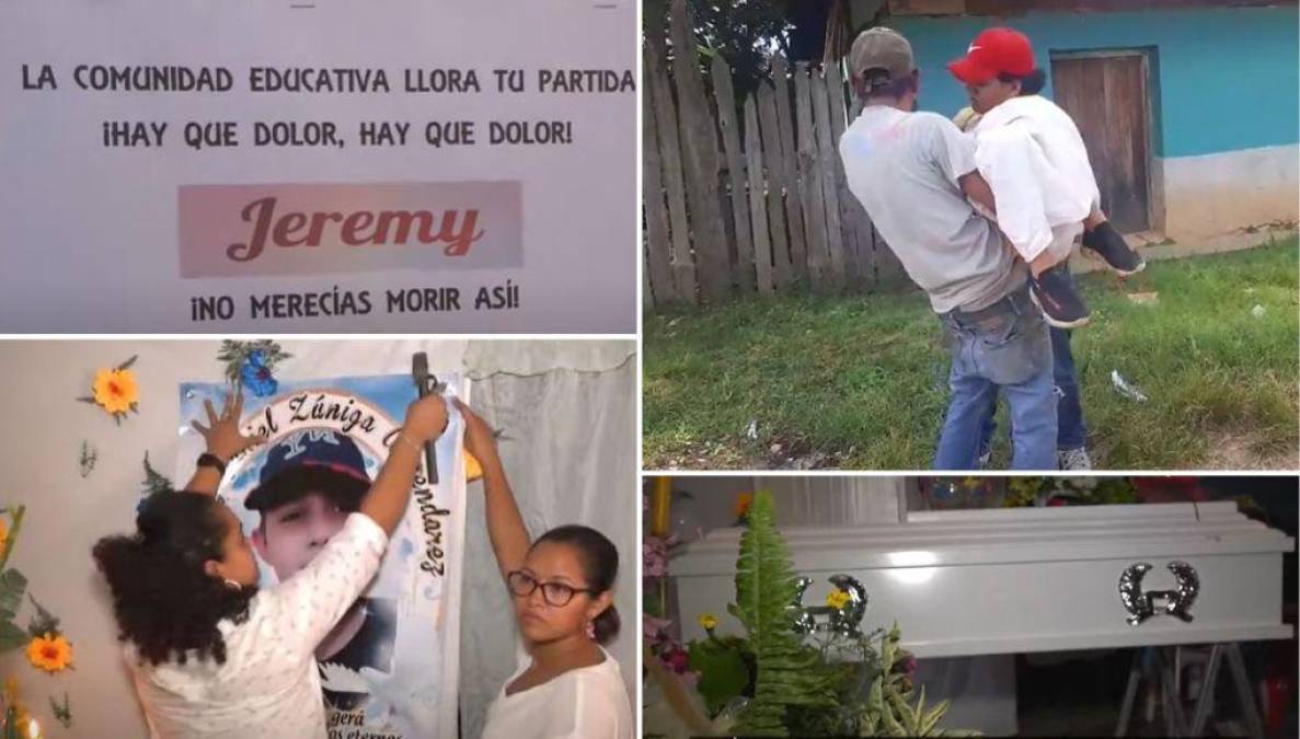 Con un clamor colectivo de justicia, centenares de personas acompañaron a la familia del niño Jeremy Daniel Zúniga Almendárez en un multitudinario cortejo fúnebre hasta llegar a su última morada.