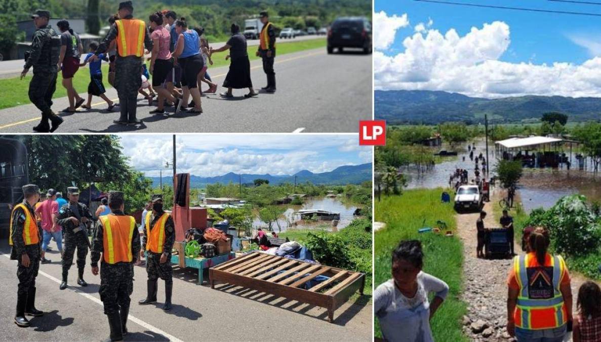 Dramáticas evacuaciones: A orilla de calle se ubican los damnificados en Villanueva