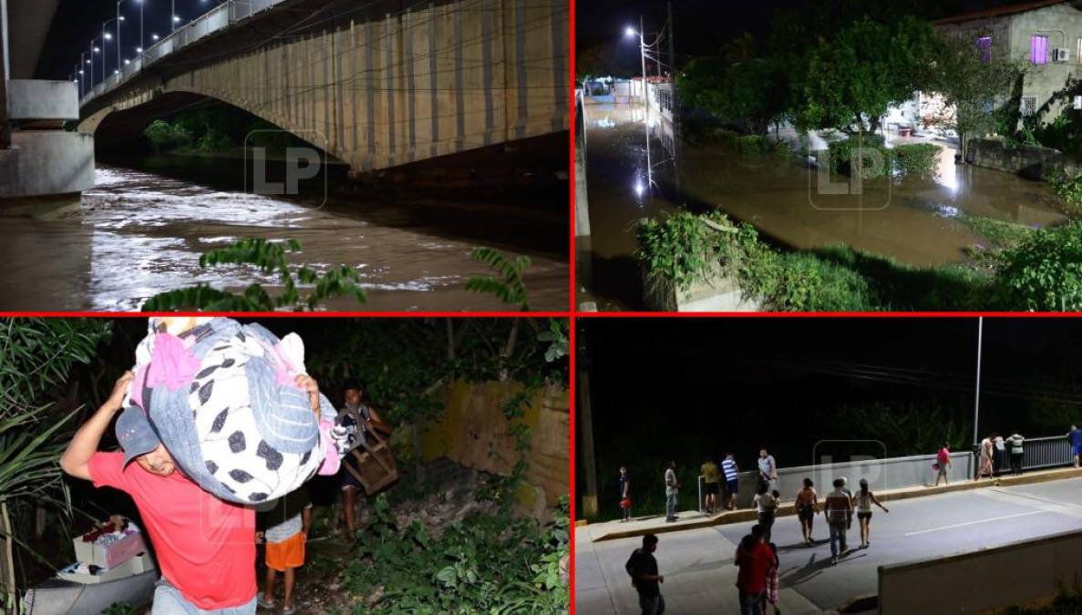 La zozobra se ha apoderado de El Progreso y zonas aledañas con el aumento en el caudal del río Ulúa durante las últimas horas. Pobladores no duermen vigilando el caudal del afluente y las inundaciones podrían ser inminentes si el nivel se mantiene. 