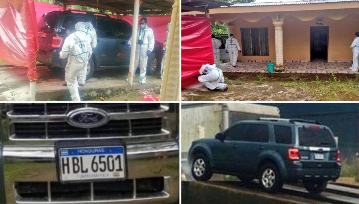 FOTOS: Cubierta y en propiedad privada, así hallaron la camioneta de Belkys Molina