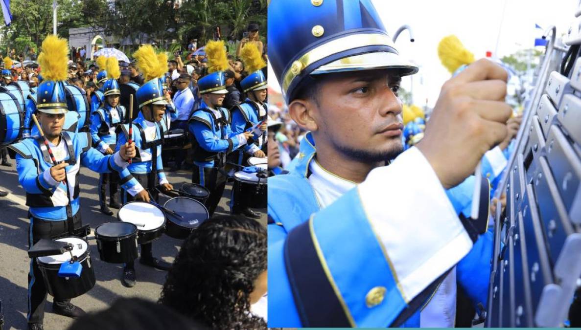 La banda consentida por los sampedranos, la del José Trinidad Reyes, fue la última en hacer su presentación durante los desfiles en conmemoración de la independencia de Honduras.