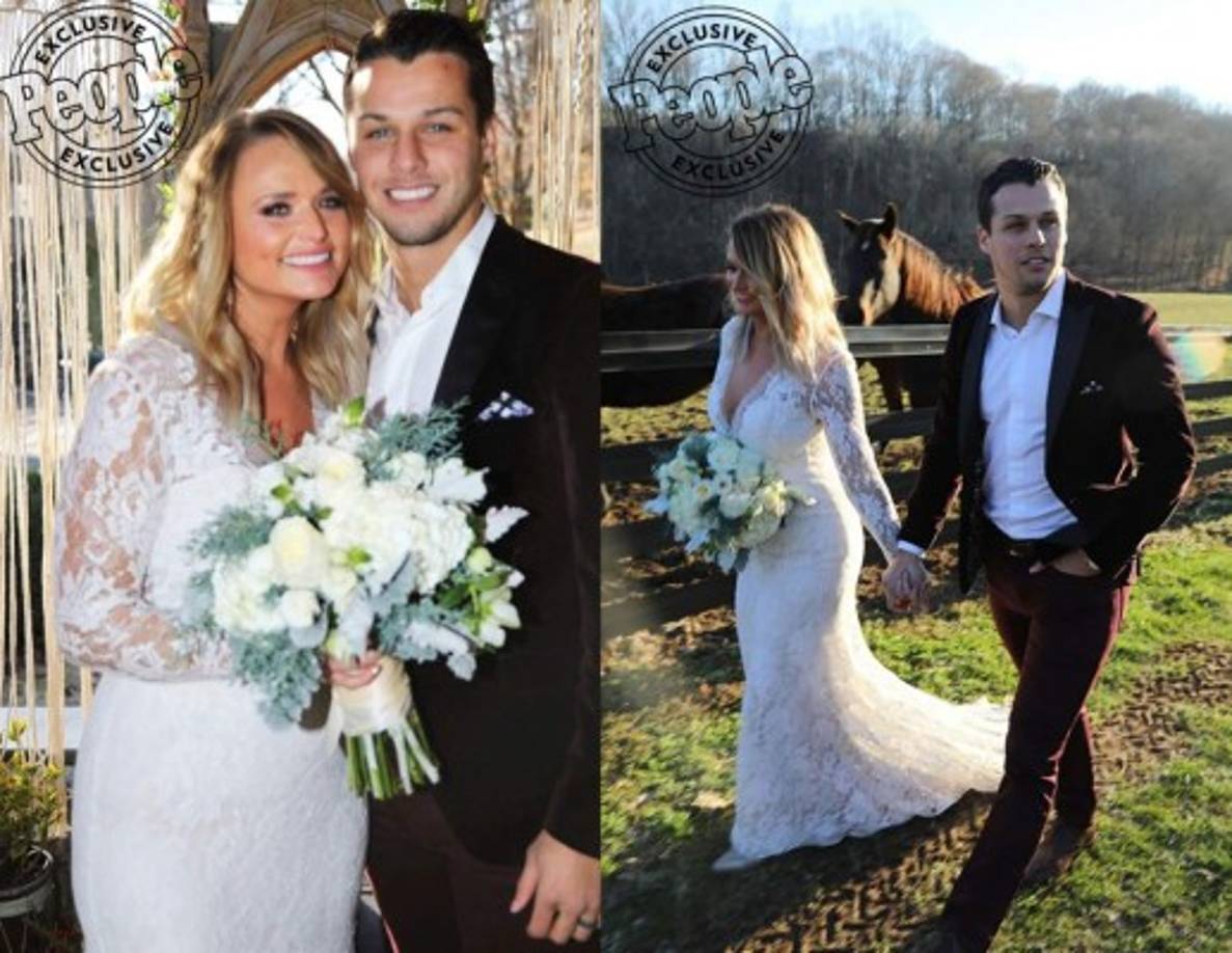 1. Miranda Lambert y Brendan McLoughlin.<br/><br/>Aunque parezca extraño, la boda de la cantante country nacida en Texas, Miranda Lambert, ex de Blake Shelton, con el oficial de policía de Nueva York Brendan McLoughlin fue la boda de celebridades más buscada del año.<br/><br/>Además de la diferencia abismal en sus carreras, la pareja también llama la atención por la diferencia de edad: ella tiene 36 años y el 28.<br/>