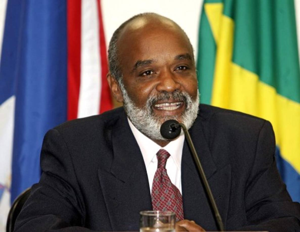 RENÉ PRÉVAL, 74 años, único dirigente haitiano que completó sus dos mandatos (1996-2001, 2006-2011). 3 de marzo.