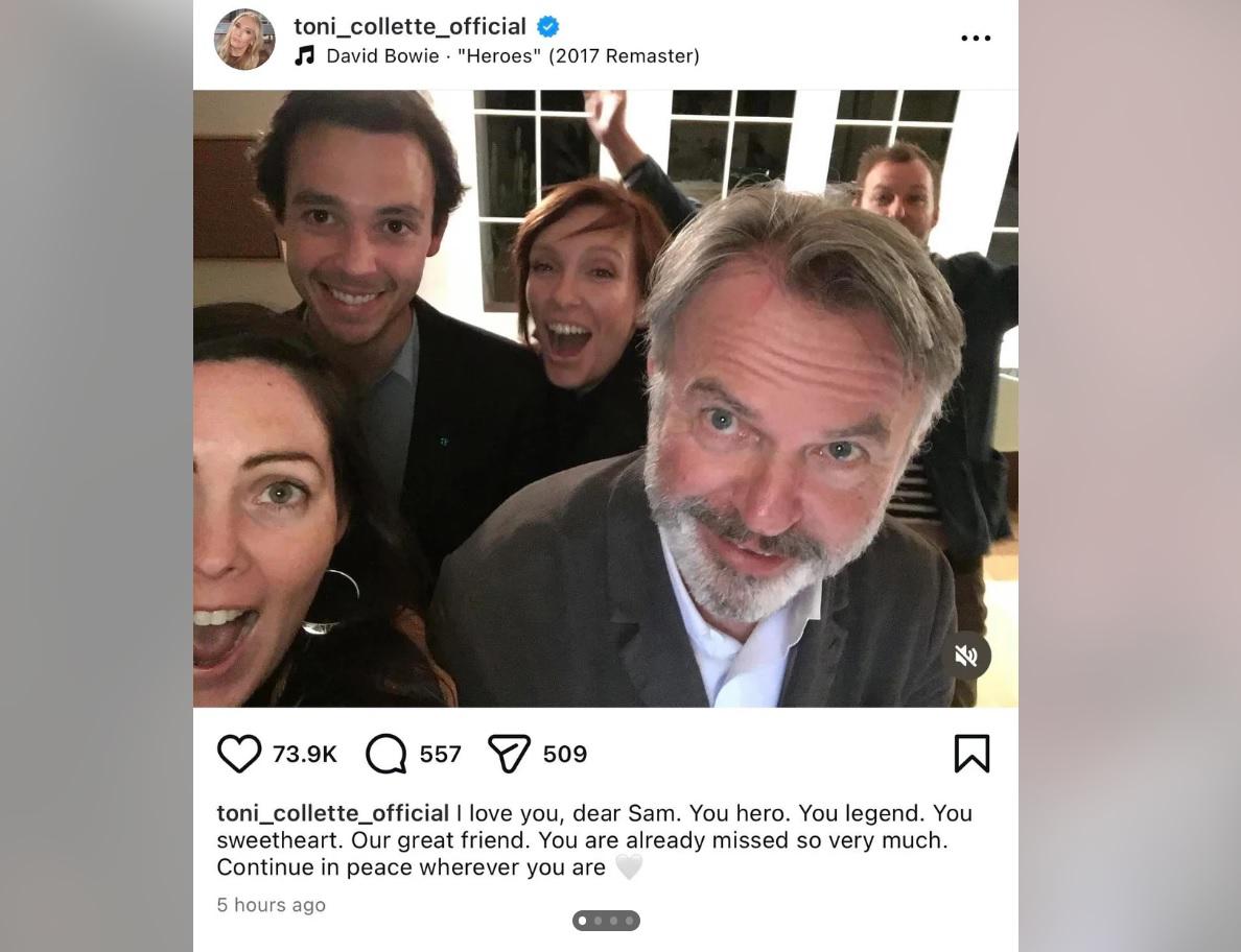Actores y directores recuerdan a Sam Neill: Un auténtico caballero