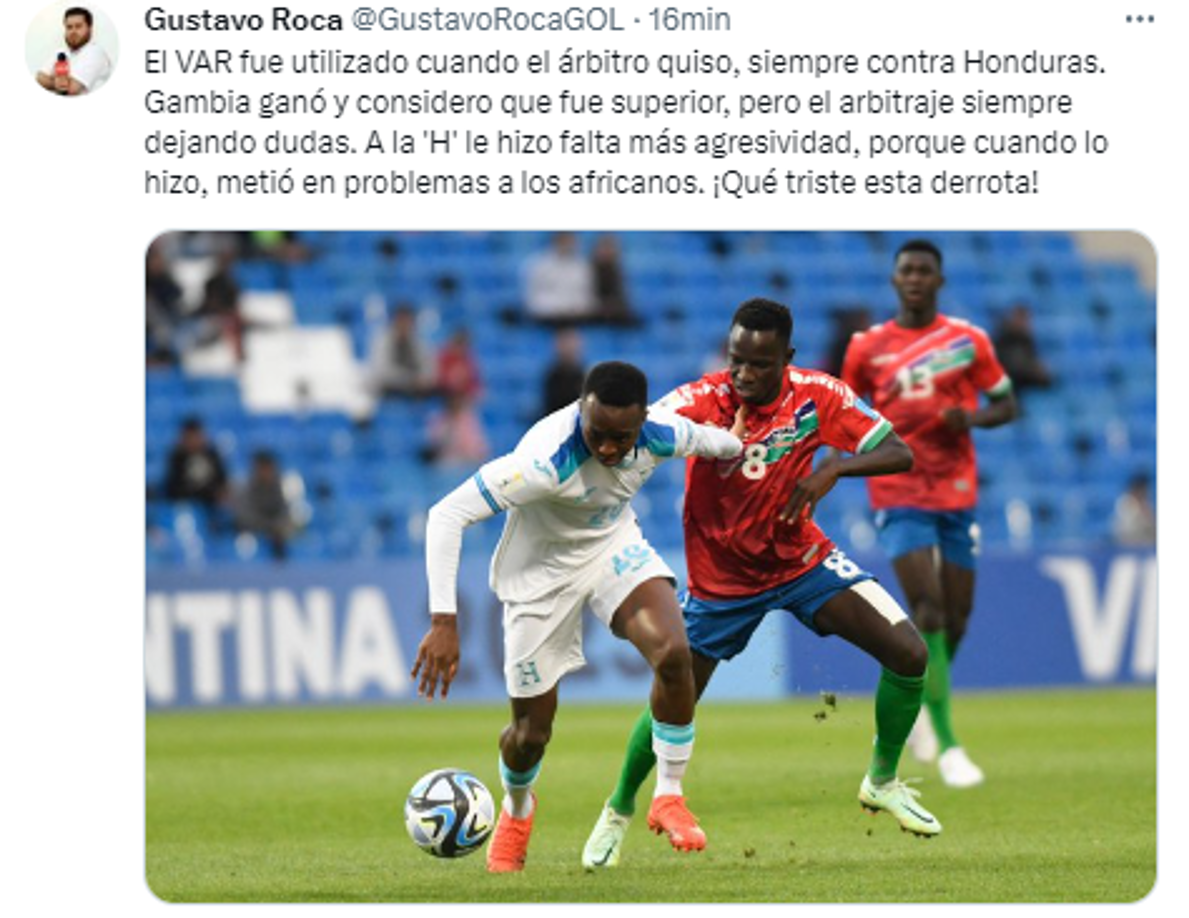 Gustavo Roca, periodista de Diario DIEZ: “Gambia ganó y considero que fue superior, pero el arbitraje siempre dejando dudas. A la ‘H’ le hizo falta más agresividad, porque cuando lo hizo, metió en problemas a los africanos. ¡Qué triste esta derrota!”