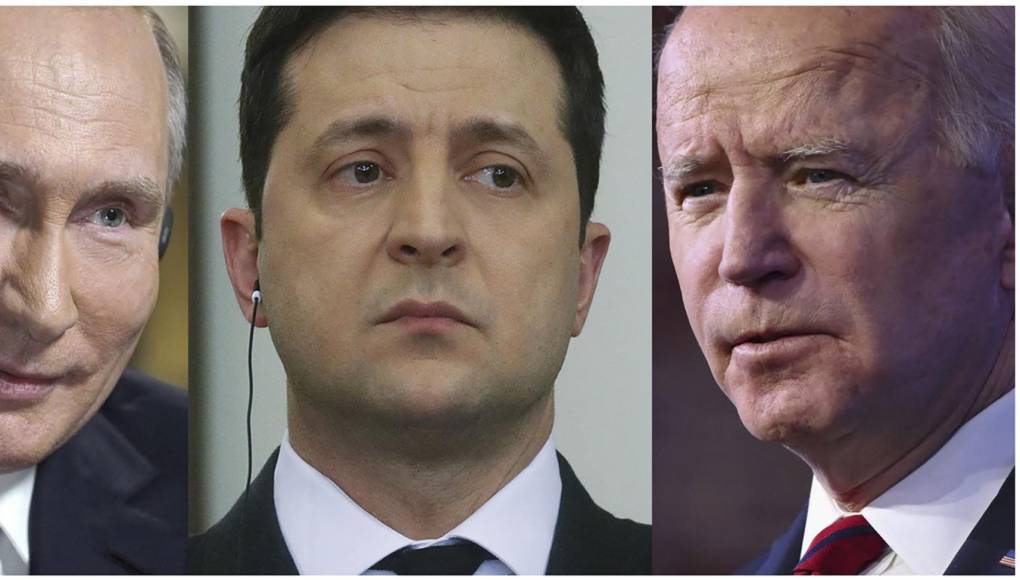 Biden dice al presidente de Ucrania que EEUU “responderá con decisión” si Rusia la invade