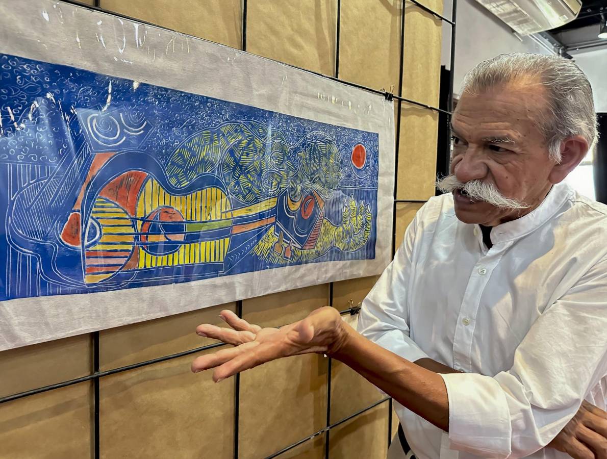 Exponen la obra del hondureño Gustavo Armijo en la Alianza Francesa