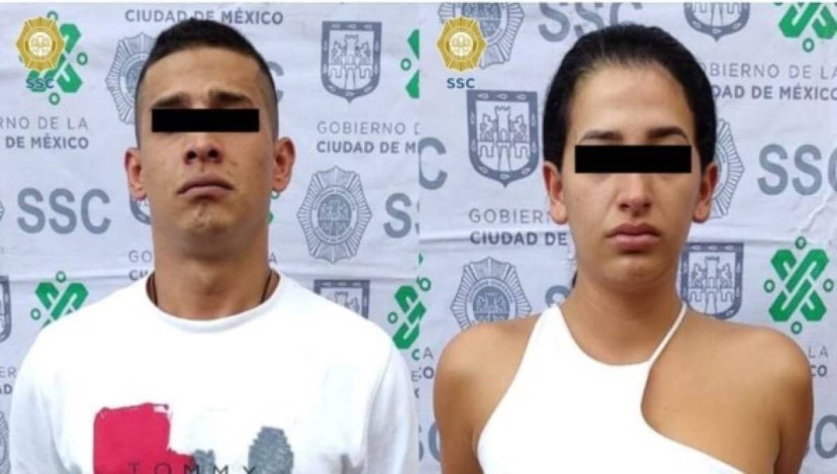 La mujer de 22 años fue detenida junto a un hombre de 28 años también de nacionalidad colombiana cuando ambos intentaban huir tras cometer un asalto, informó la Secretaría de Seguridad Ciudadana (SSC).