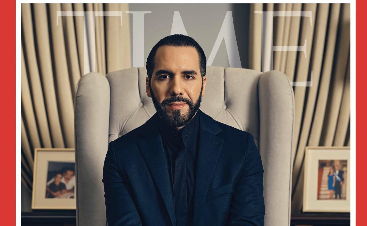 “El hombre fuerte”: Nayib Bukele es la nueva portada de la revista Time