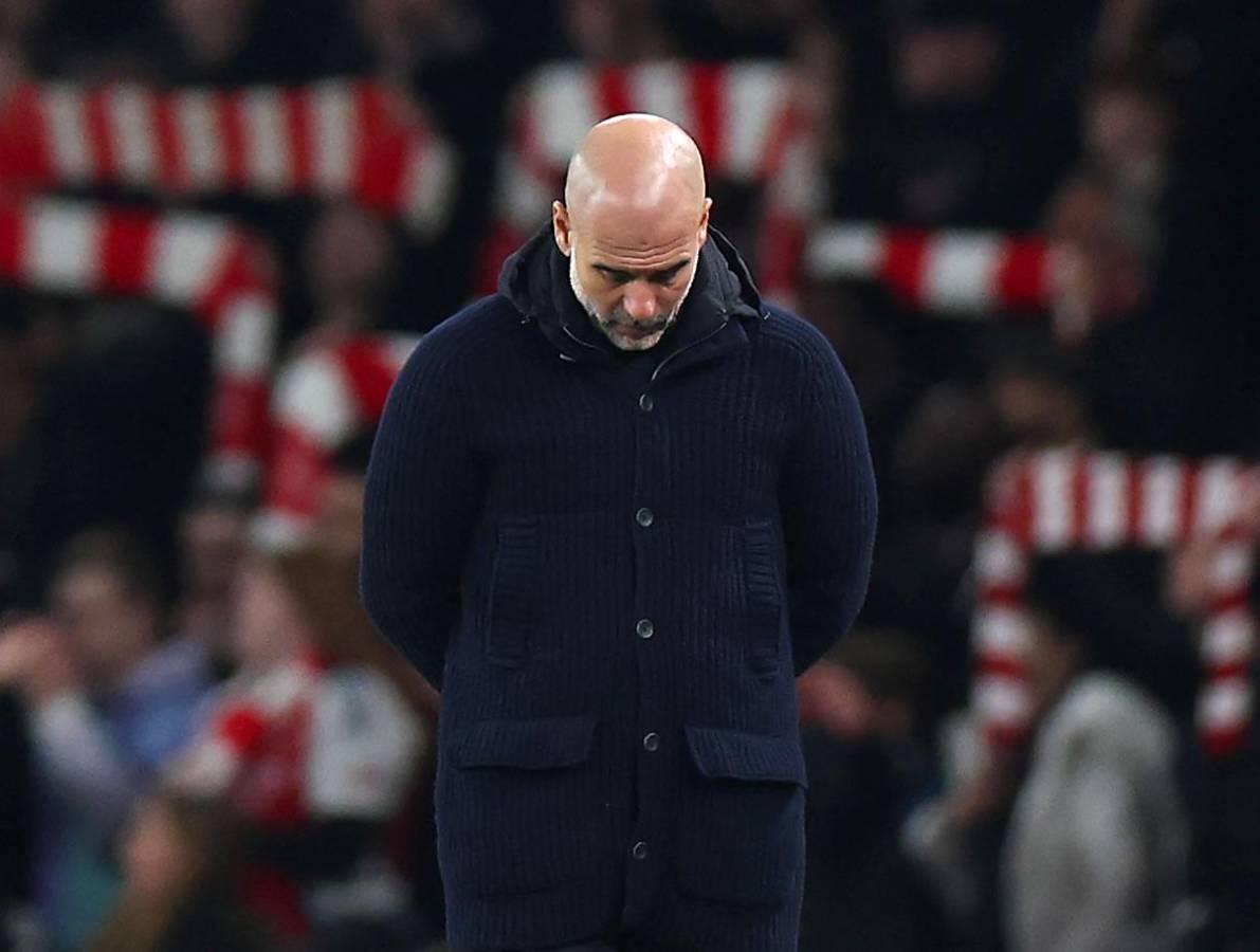 Pep Guardiola sigue pasando una temporada para el olvido.