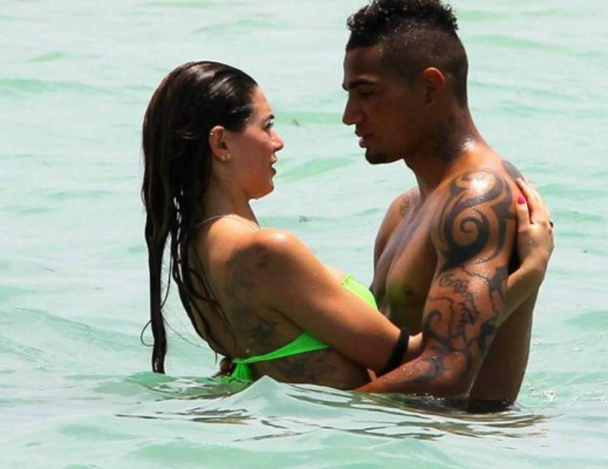 Satta y Boateng disfrutando de sus vacaciones.