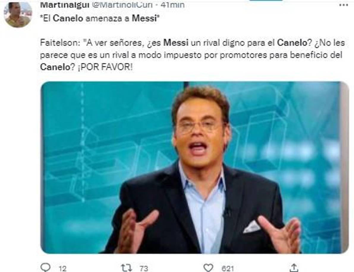 ‘Canelo‘ a Messi: “Que le pida a Dios que no lo encuentre”