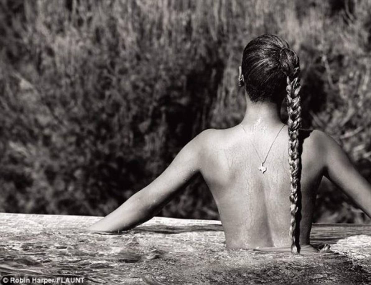 Beyoncé simplemente al natural.