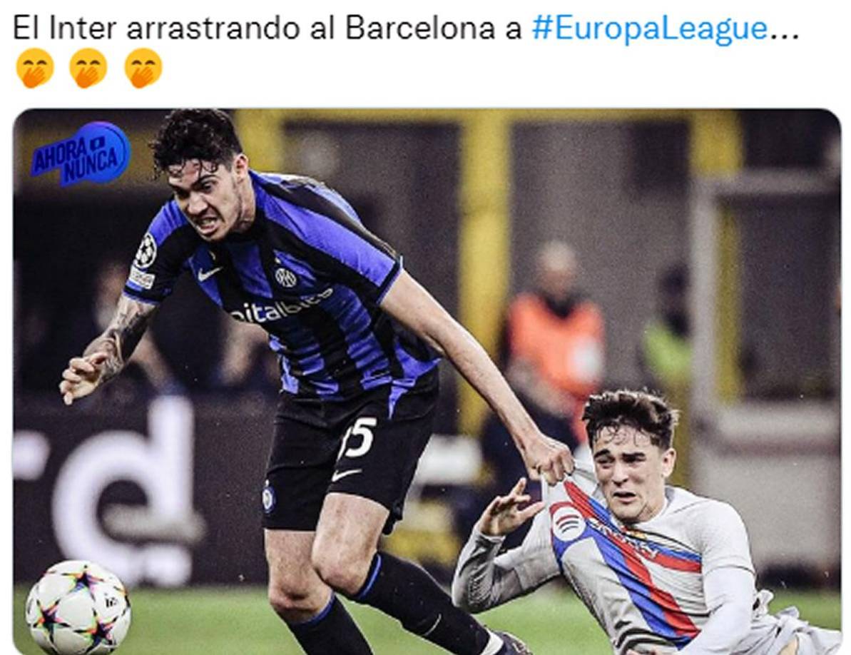 Memes: Barcelona, otra vez sufre las burlas tras quedar fuera de Champions y caer a la Europa League
