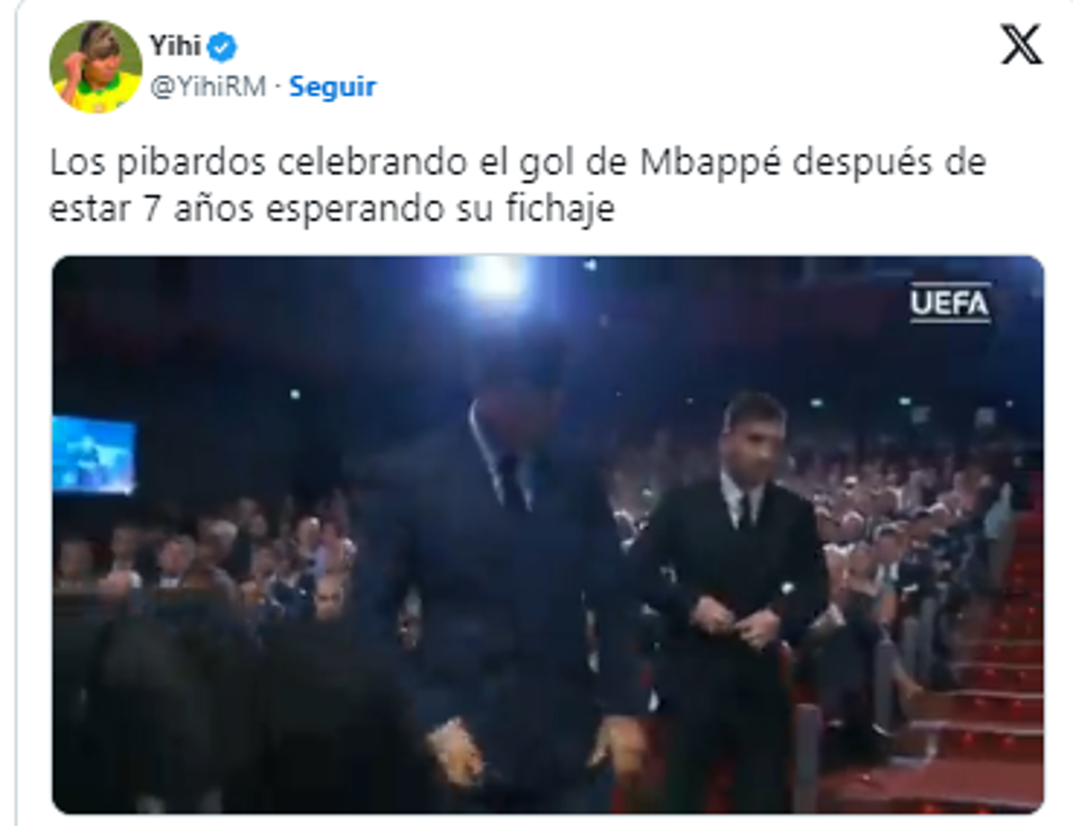 Mbappé protagonista: los jocosos memes que dejó el título del Real Madrid