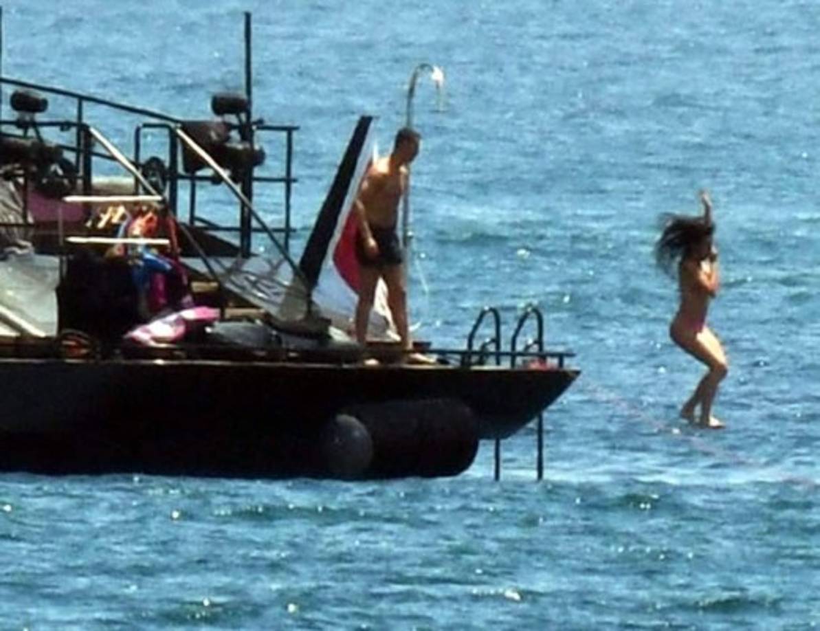 Cristiano Ronaldo y Georgina Rodríguez disfrutaron en un yate en La Zagaleta, Málaga. Foto Semana.es